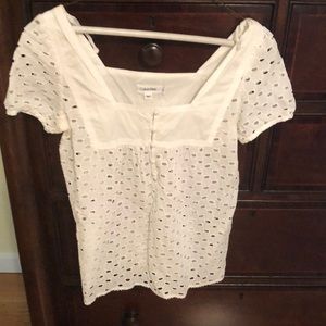 Calvin Klein delicate white Blouse